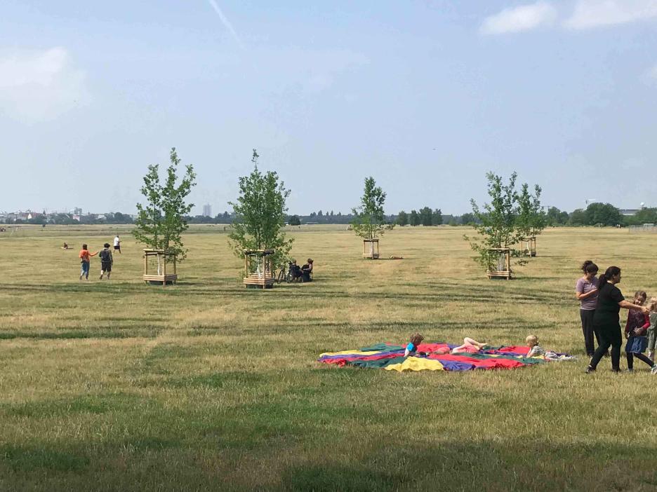 Baumpflanzung als erster Schritt des Maßnahmenplans